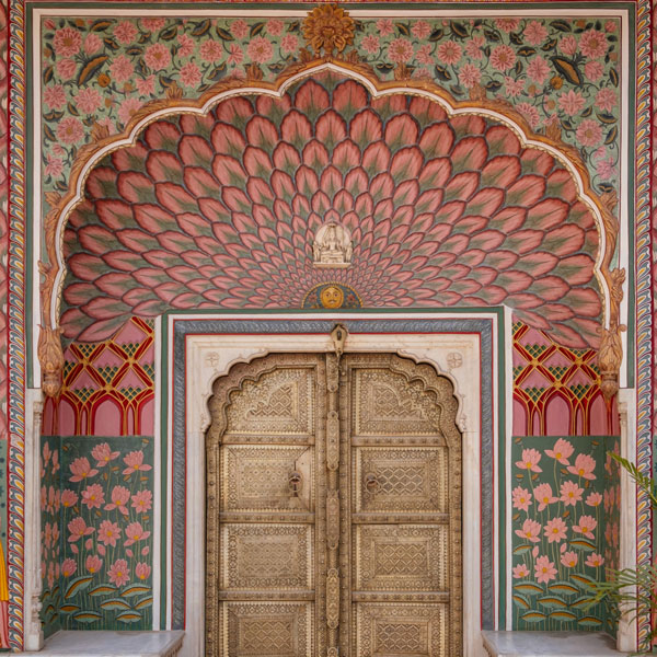 Mosaic with door